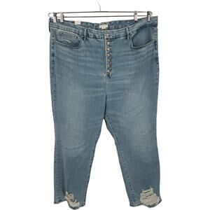 Good American GLSTEB960T Good Legs Straight jeans size 28